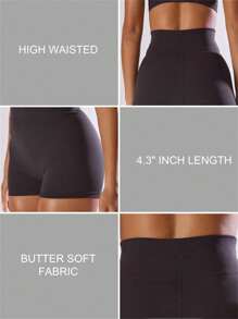 Musera Sport Dipped Waistband Fitted Mini Shorts Active Comfy Workout Gym, Padel, Tennis, Pickleball