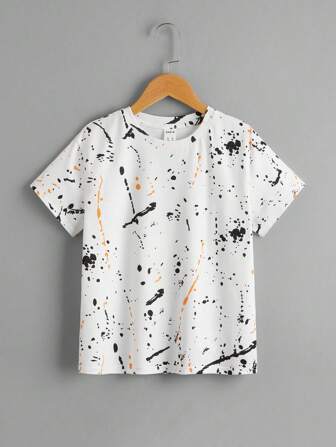 تي شيرت صبغ الألوان للأولاد المراهقين