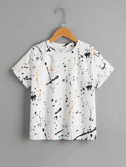 تي شيرت صبغ الألوان للأولاد المراهقين