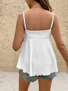 SHEIN Maternity Tank & Camis  Maternity Clothes Summer - White - View 2