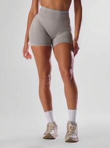 Musera Sport Pantaloni scurți groși, fără cusături, mini, activi, confortabili, pentru antrenament, sală de sport, alergare, club de alergare, padel, tenis, pickleball, sală de sport