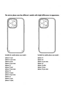 HARRY POTTER X SHEIN 霍格沃茨拉文克劳印花手机壳 - 藍色 - 查看 7