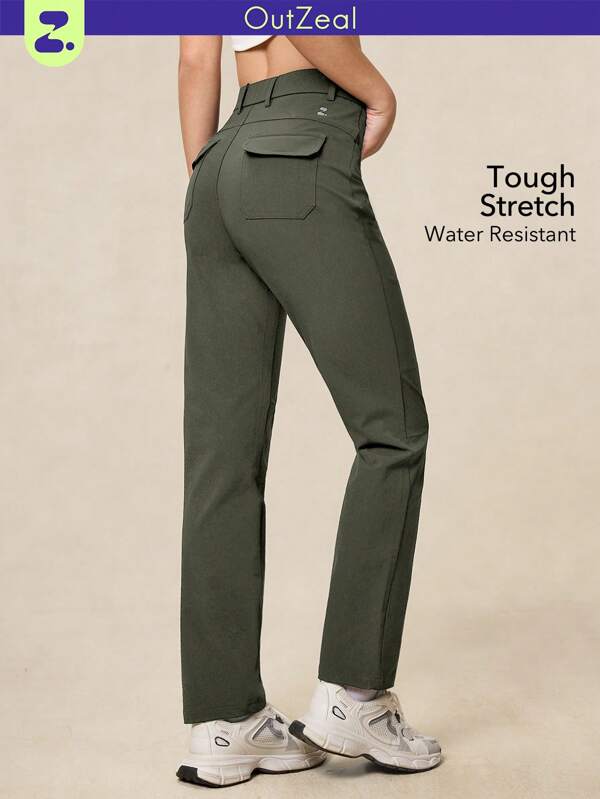 OutZeal OutZeal Stretchy Water Resistant Slim Fit Hiking Pants Women With Multi Pockets Tear Resistant Nylon For Hiking