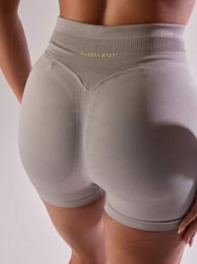 Musera Sport Pantaloni scurți groși, fără cusături, mini, activi, confortabili, pentru antrenament, sală de sport, alergare, club de alergare, padel, tenis, pickleball, sală de sport