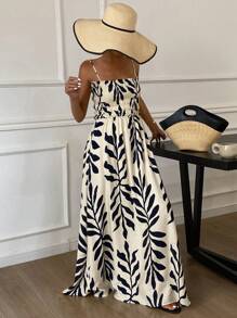 Livesso Women's Summer New Floral Print Beach Holiday Dress