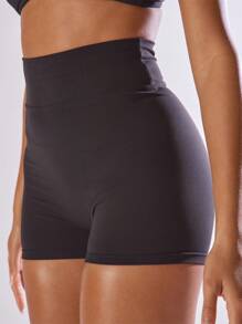 Musera Sport Dipped Waistband Fitted Mini Shorts Active Comfy Workout Gym, Padel, Tennis, Pickleball