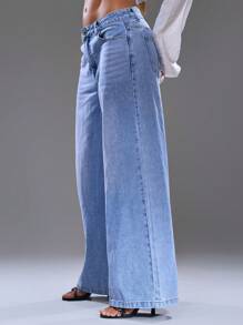 MUSERA Low Rise Wide Leg Oversized Jeans Spring, Summer, Streetwear, Y2k, Cool Girl,City Muse