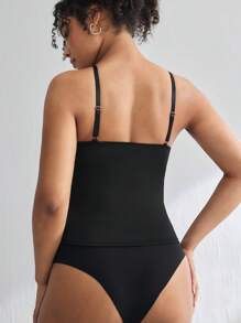 BloomMama 蕾丝边可调节肩带孕妇哺乳文胸 - 黑色 - 查看 3