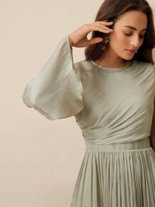 Anewsta Women Long Sleeve Dress, Elegant & Versatile Commute Friendly, Spring/Autumn