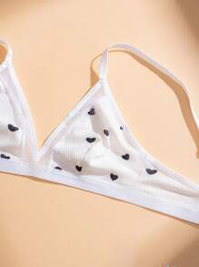 Lowkey Lull 5pcs Striped Wire-Free Gather Bras, Women - Multicolor - View 6