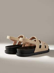 Styleloop Women's Flat Sandals, Boho Style, Retro American, Bohemian, Western Music Festival, Party Outfit