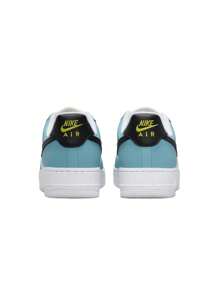 Nike Air Force 1 '07 Men's Sneakers Teal Blue/Black/White/Neon Green HJ9571-400 - Teal Blue/Black/White/Neon Green - View 3