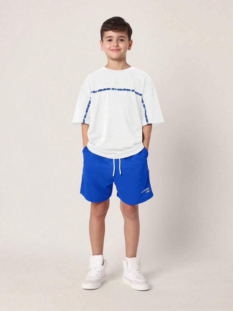 Stylish Short Sleeve Casual Tween Boys T-Shirt