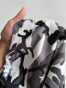 Coolane 女式迷彩系腰阔腿宽松休闲裤 - 軍綠色 - 查看 7