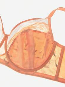 LUVLETTE Plus Woman Breezy Comfort Lingerie Full Coverage Support&Breathable Underwire Sexy Unlined Lace Elegance Minimizer Bra