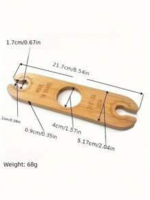 SHEIN 1/2/3pcs Wooden Wine Rack Holder, Creative And Personalized Wood Craft, Ideal Gift For Wine Lovers, Bar Accessory - Holds 1 Bottle And 2 Glasses