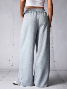 SHEIN Sports Pantalones sueltos casuales para deportes al aire libre para mujer