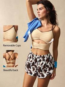 VARSIVA 运动 T 恤和背心，运动胸罩，夏季时尚健身上衣