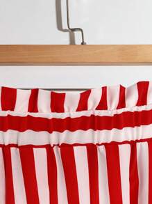 Rometta 大码女式优雅、时尚、艺术、多功能、优雅休闲条纹裙，适合夏季、返校、毕业、假期、情人节、音乐节、母亲节、万圣节、感恩节、复活节、国庆节、舞会、约会、派对、郊游 - 彩色 - 查看 3