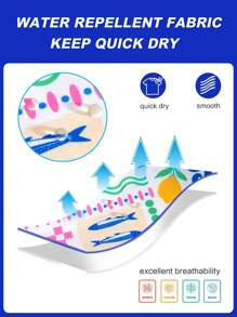 Surfspeed Men's Vacation Casual Tropical Print Beach Shorts - Pink - View 3