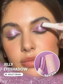 SHEGLAM Crystal Jelly Glaze Stick-Violet Crush Graduation Birthday Holiday Summer Fall Autumn Y2K Fancy Fashion Women Makeup Cosmetic Party Beach Travel Camping Outdoors School Campus Trip Festivals Decor Gift Present Rose Girl Cosplay Best Color Charm Vibe