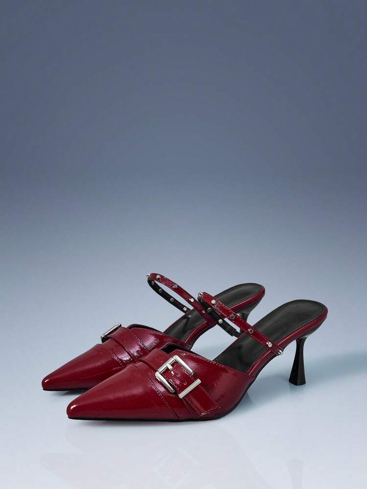 CUCCOO GRLICON Escarpins à talons hauts style punk Y2K pour femmes, convenant pour la moto, la fille cool, Halloween, Noël, tenues de fête