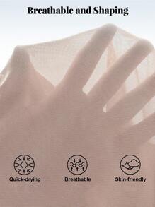 SHEIN 1pc Front Opening Underwire High Impact Sports Bra Lift & Enhance