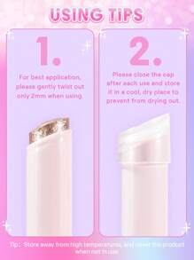 SHEGLAM Crystal Jelly Glaze Stick-Bronze Dust Graduation Birthday Holiday Summer Fall Autumn Y2K Fancy Fashion Women Makeup Cosmetic Party Beach Travel Camping Outdoors School Campus Trip Festivals Decor Gift Present Rose Girl Cosplay Best Color Charm Vibe