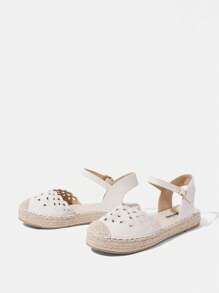 Styleloop Women's Embroidered Vacation Linen Flats - Beige - View 5