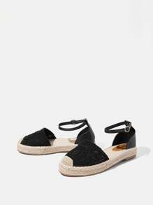 Styleloop Women's Flat Slip-On Shoes, Boho Style, Retro American, Bohemian, Western, Music Festival, Party Outfit - Black - View 3