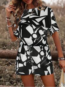 EMERY ROSE Women Two Pieces Outfits For Daily Wear - Black - View 6