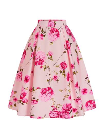 Rometta 플러스플러스 사이즈 여성 컬러풀한 스트라이프 옴브레 프린트 플리츠 A라인 캐주얼 스커트