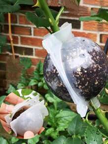 6pcs/12pcs/18pcsReusable Plant Rooting Device, Air Layering Pods, Plant Rooting Grow Box, High Pressure Propagation Ball Grafting Device Botany Root Controller Garden Plant Rooter Box, (Black/White), 2inch