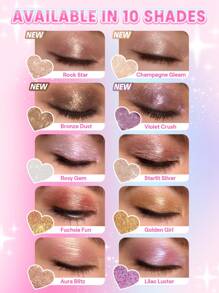 SHEGLAM Crystal Jelly Glaze Stick-Bronze Dust Graduation Birthday Holiday Summer Fall Autumn Y2K Fancy Fashion Women Makeup Cosmetic Party Beach Travel Camping Outdoors School Campus Trip Festivals Decor Gift Present Rose Girl Cosplay Best Color Charm Vibe