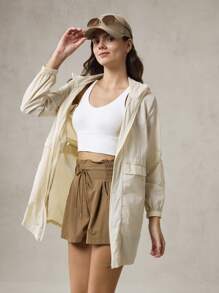 OutZeal OutZeal SunProof UPF50+ Lightweight Cooling Hooded Sun Protection Jacket Women With Drawstring Waist