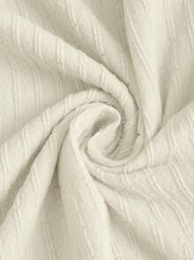 Sweetra Đầm Maxi xẻ tà xếp ly ôm sát thanh lịch phía trước cho nữ - Màu be - Xem 5