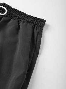 Manfinity KASUA 男士休闲度假菠萝印花衬衫和短裤套装 - 彩色 - 查看 5