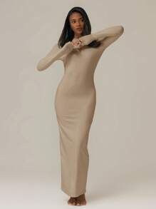 MUSERA 柔软如黄油般的长袖修身连衣裙，适合夏季、假日、秋季、生日、约会之夜、休闲穿着，也可作为冬季晚宴或夏季服装，尽显优雅气质。