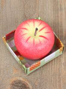 SHEIN 1pc Eve Gift Apple Candle, Holiday Celebration Candle, Birthday Decoration,Room Decor,Gifts Graduation