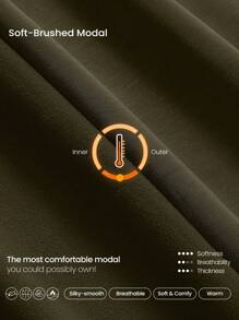 GLOWMODE Modal Fleece Power Zip Side Pockets Hoodie Long Sleeve Sweater With Thumbholes Daily Casual