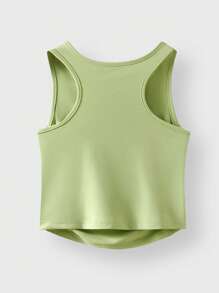 JNSQ Ropa de vuelta al colegio para niña preadolescente, Parte superior deportiva profesional para exteriores, Parte superior deportiva profesional para exteriores con cuello redondo, plisado 3D y estampado reflectante 3M para niños