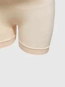 SHEIN Shape شورت نسائي لمرحلة الحمل، عالي الخصر، شكل عادي، كاجوال