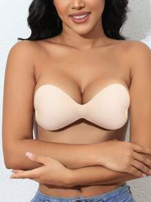 Wedaily 6pcs/Pack Women's Strapless Comfortable Reusable Bra Breast Petals Pasties For Everyday Wear - Multicolor - View 5