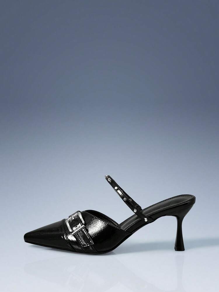 CUCCOO GRLICON Sapatos de Salto Alto Estilo Punk Y2K Femininos, Adequados para Motocicleta, Menina Legal, Halloween, Natal, Festas