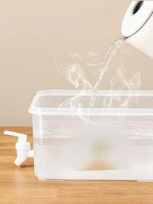 1pc White Or Transparent Summer Ice Bucket & Water Tank, With Refrigerator & Cooler Apparatus