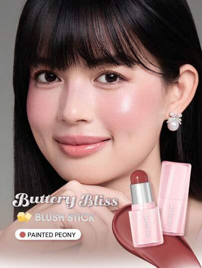 SHEGLAM Buttery Bliss 腮紅棒-Painted Peony 品牌 美容 化妝 化妝品 適合女性與女孩 完美搭配冬季春季 Y2K 時尚 流行 生日禮物 假期 派對準備就緒 最佳顏色