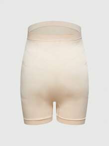 SHEIN Shape شورت نسائي لمرحلة الحمل، عالي الخصر، شكل عادي، كاجوال
