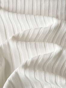 SHEIN Playful Pals 2pcs Baby/Toddler Girls Spring/Summer Cute Graphic Cherry Embroidery Short Sleeve T-Shirt And Plaid Pants Set, 0-3 Years - Blue - View 7