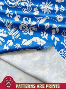 Soleia Women's Coconut Island Retro Paisley Bohemian Style Floral Print Casual Halter Backless Beach Tank Top, Suitable For Summer - Blue - View 3