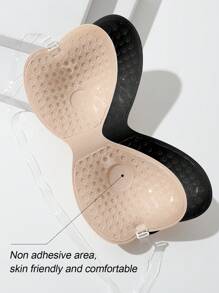 Wedaily 6pcs/Pack Women's Strapless Comfortable Reusable Bra Breast Petals Pasties For Everyday Wear - Multicolor - View 8